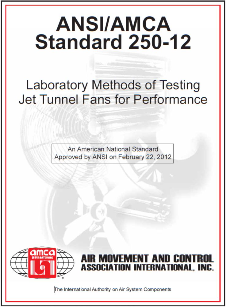 AMCA 250-12 ye Uygun Jet Fan Performans Test Laboratuvarı